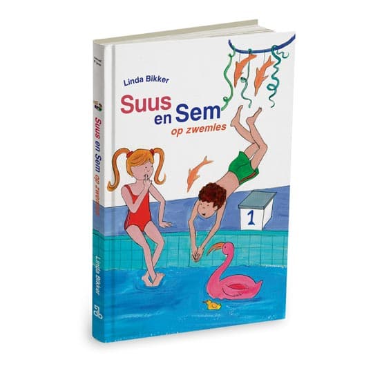 Suus en Sem op zwemles